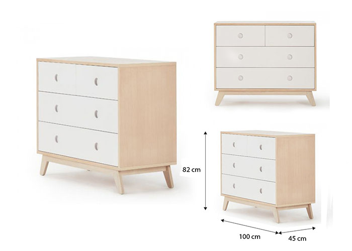 Oslo 4 Drawers Chest